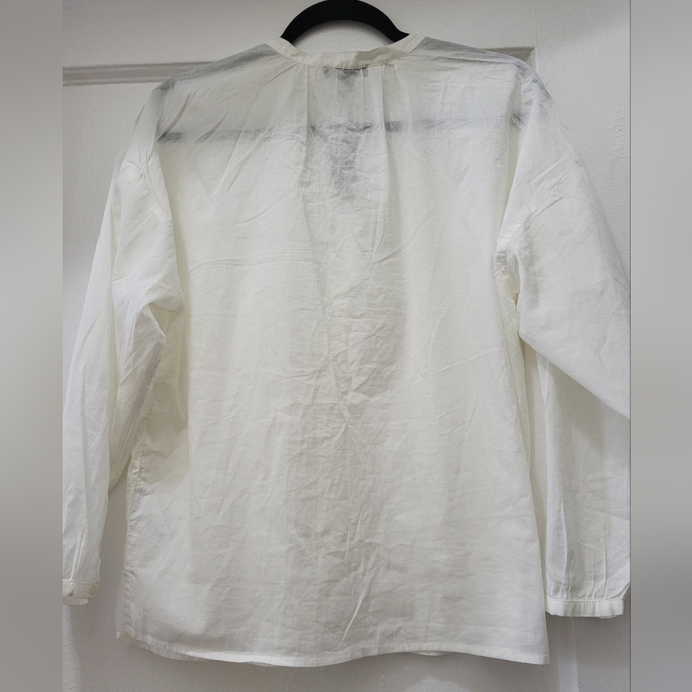 J. Crew Women's White Button Down Shirt - Picture 4 of 8